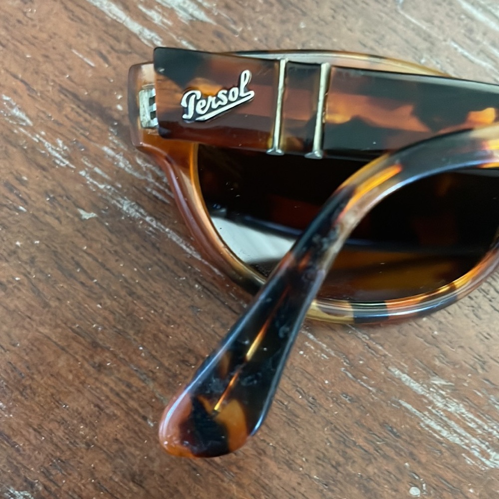Persol vintage EF803 sunglasses with Persol box and case tortoise brown - Picture 3 of 16